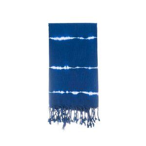 Stylish Luxury Hand Loomed Beach Towel- Navy